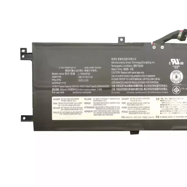 Portátil bateria nueva para LENOVO ThinkPad L13 - Imagen 3