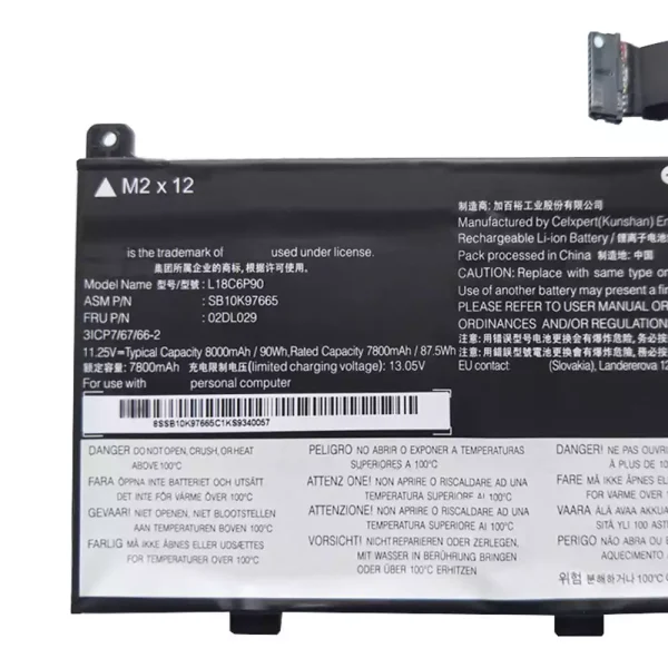 Portátil bateria nueva para LENOVO ThinkPad P53 - Imagen 3