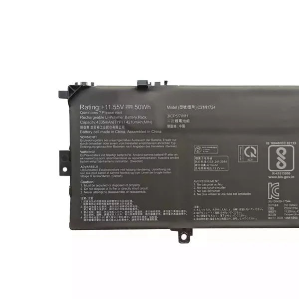 Portátil bateria nueva para ASUS C31N1724 - Imagen 3