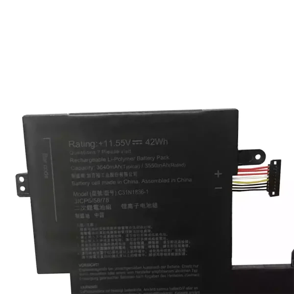 Portátil bateria nueva para ASUS C31N1836-1 - Imagen 2