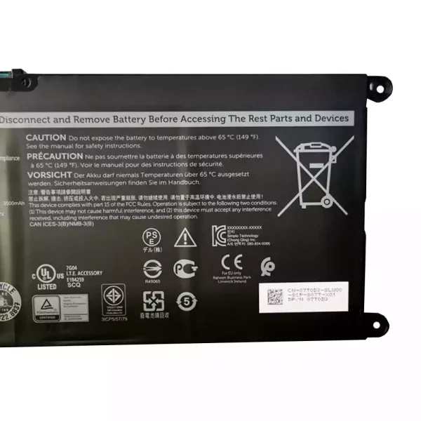 Portátil bateria nueva para DELL Inspiron 5488,Inspiron 5493,Inspiron 5593 - Imagen 4