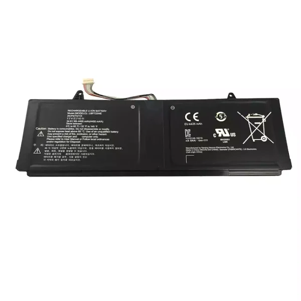 Portátil bateria nueva para LG LBP722WE