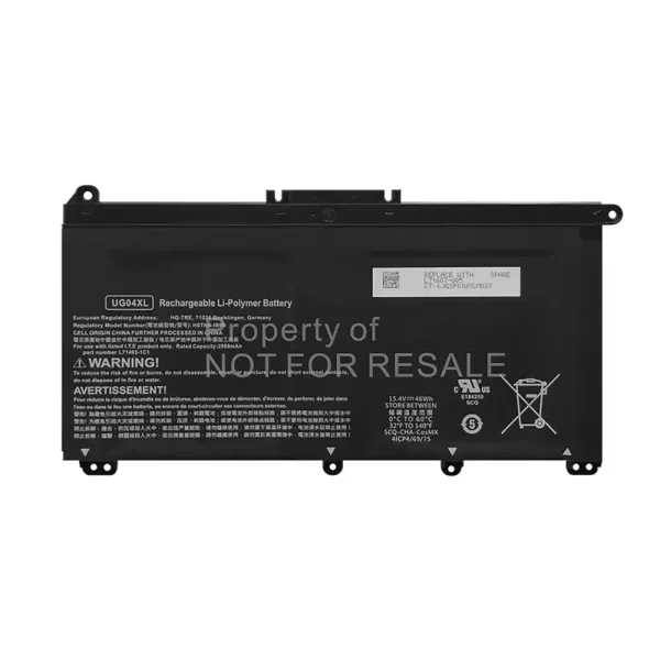 Portátil bateria nueva para HP UG04XL