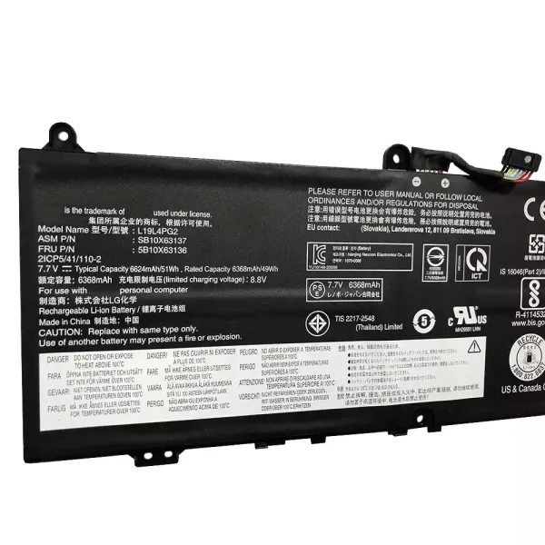 Portátil bateria nueva para LENOVO L19L4PG2 L19M4PG2 - Imagen 3