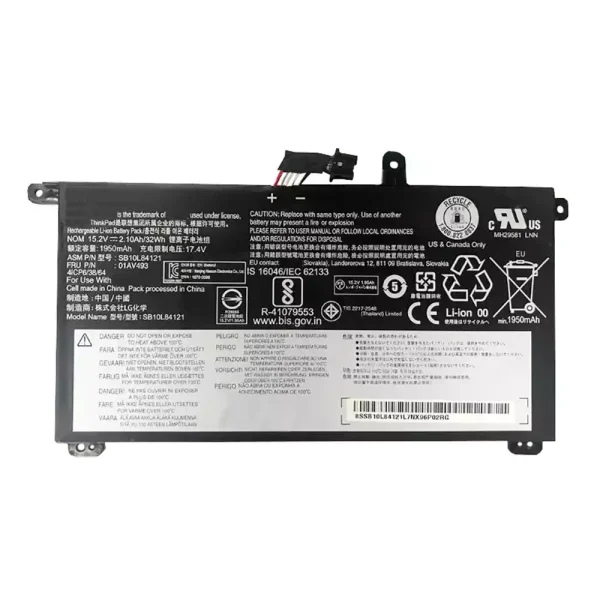 Portátil bateria nueva para LENOVO Thinkpad T570 T580 P51S P52S