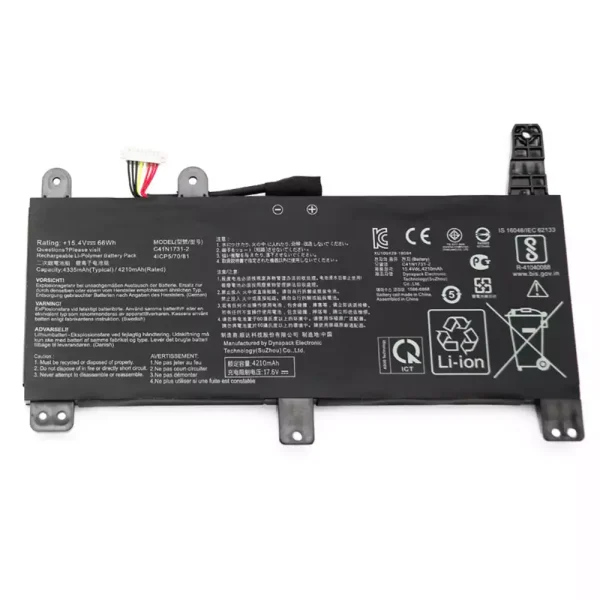 Portátil bateria nueva para ASUS C41N1731-2