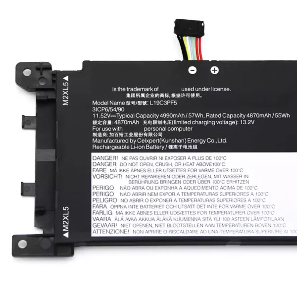 Portátil bateria nueva para LENOVO L19C3PF5 L19C3PF4 L19M3PF5 - Imagen 2