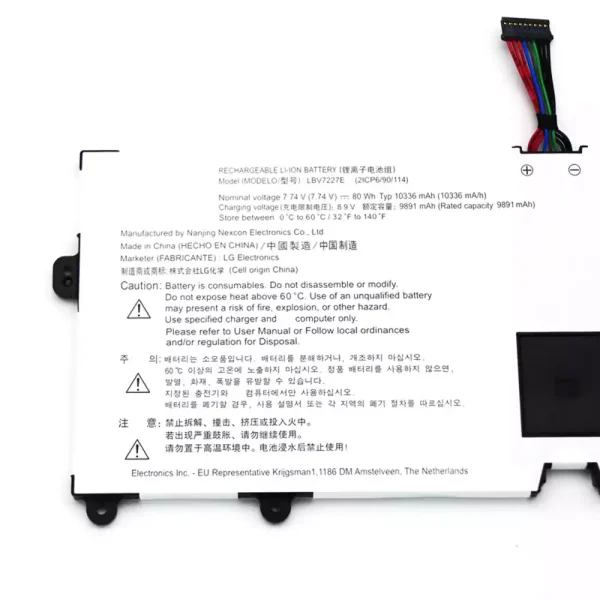 Portátil bateria nueva para LG LBV7227E - Imagen 3