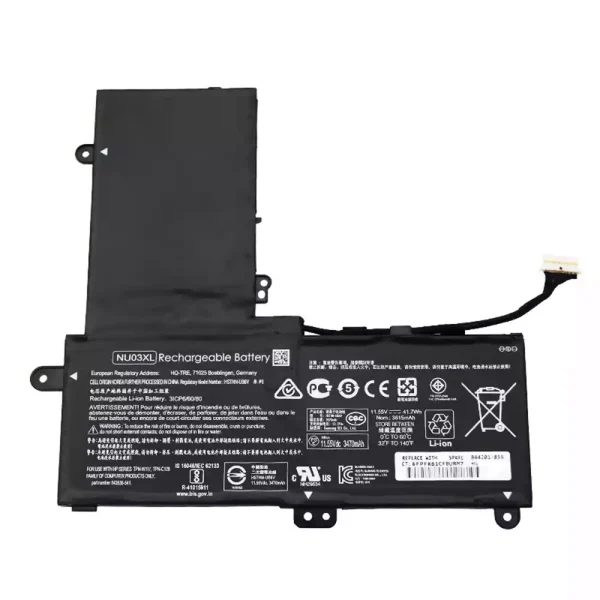 Portátil bateria nueva para HP TPN-W117 TPN-C128 HSTNN-UB6V 844201-855 843536-541