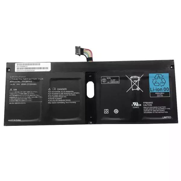 Portátil bateria nueva para FUJITSU FPCBP412 FPB0305S Lifebook U904