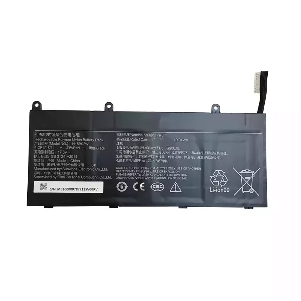 Portátil bateria nueva para Mi RedMibook N15B02W