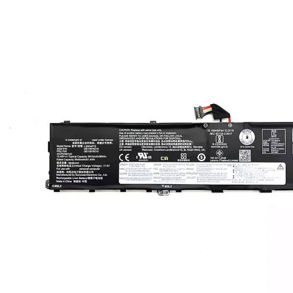 Portátil bateria nueva para LENOVO ThinkPad P1 G4 SB11B79215 SB11B79216 5B11B79217 5B11B79218 - Imagen 3