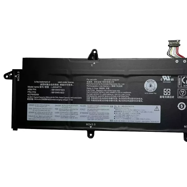 Portátil bateria nueva para LENOVO ThinkPad X13 G2,5B10W51822,5B10W51820,SB10W51923,SB10W51921 - Imagen 3