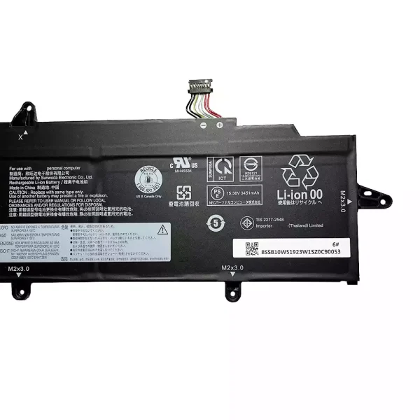 Portátil bateria nueva para LENOVO ThinkPad X13 G2,5B10W51822,5B10W51820,SB10W51923,SB10W51921 - Imagen 4