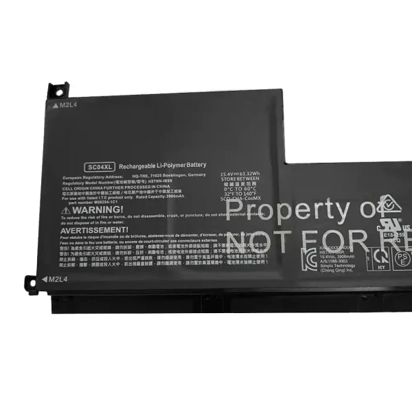 Portátil bateria nueva para HP SC04XL - Imagen 3