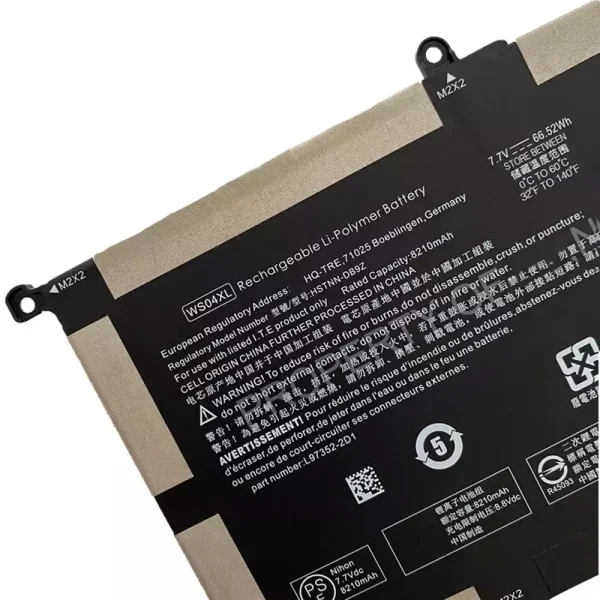 Portátil bateria nueva para HP WS04XL - Imagen 3