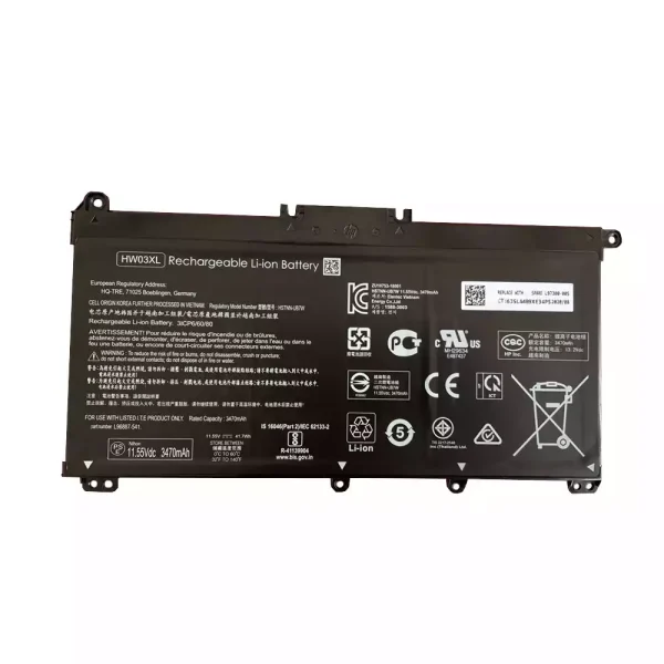 Portátil bateria nueva para HP TPN-C131 TPN-Q188 TPN-190 TPN-191