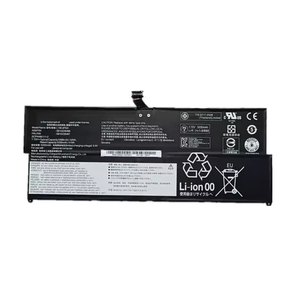 Portátil bateria nueva para LENOVO ThinkPad X12 Detachable Gen 1, 5B10Z26480 SB10Z26484