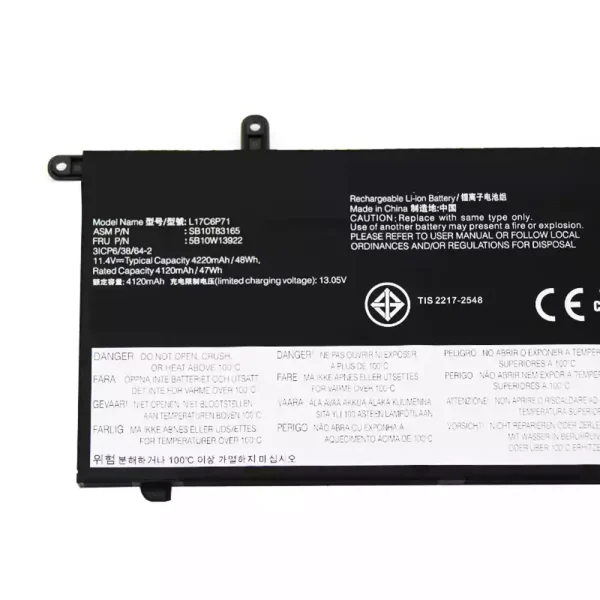 Portátil bateria nueva para LENOVO L17C6P72 L17S6P72 - Imagen 3