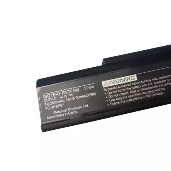 Portátil bateria nueva para NEC PC-VP-BP67 - Imagen 2