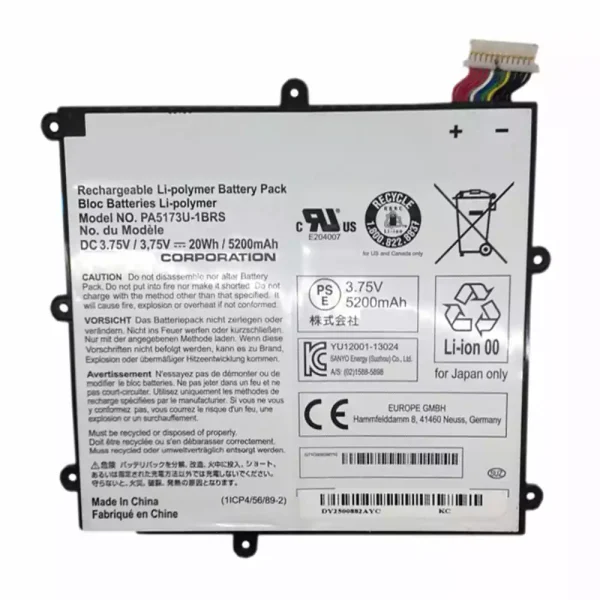 Batería de Tablet para TOSHIBA PA5173U-1BRS