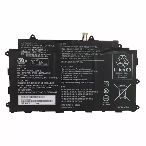 Batería de Tablet para FUJITSU FPCBP415,FPB0310