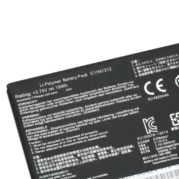 Batería de Tablet para ASUS C11N1312 - Imagen 3