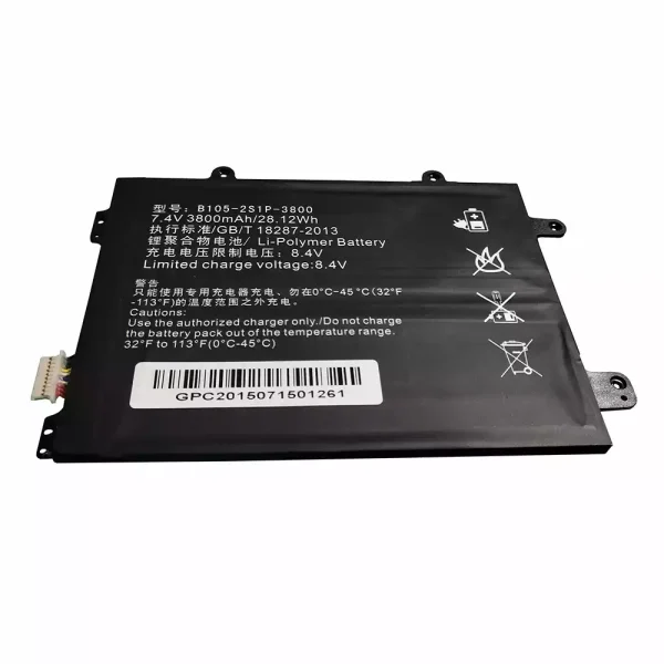 Batería de Tablet para HASEE B105-2S1P-3800