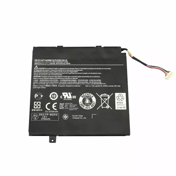 Batería de Tablet para ACER AP14A8M