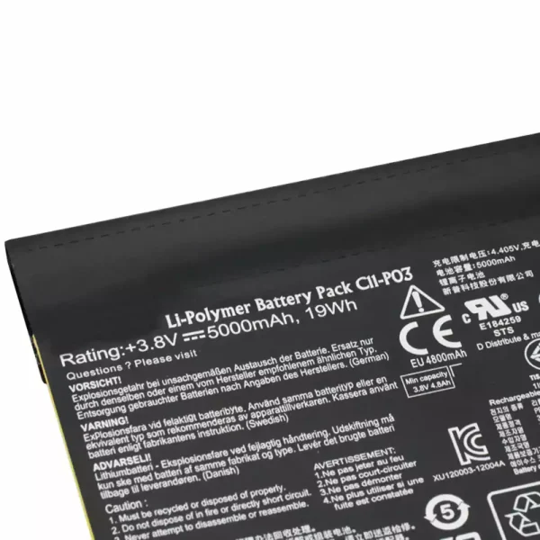 Batería de Tablet para ASUS C11-P03 - Imagen 3