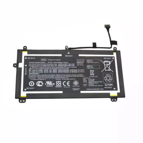 Batería de Tablet para HP HSTNN-DB6H,TPN-C118,TPN-C119