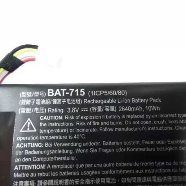 Batería de Tablet para ACER Iconia Tab B1 B1-A71 - Imagen 3