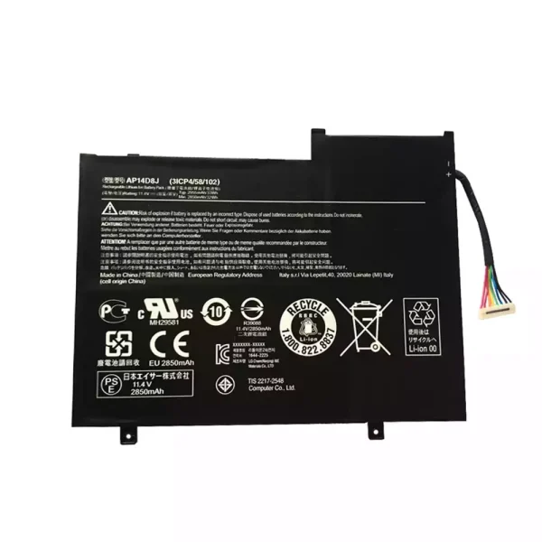 Batería de Tablet para ACER SW5-171,SW5-171P