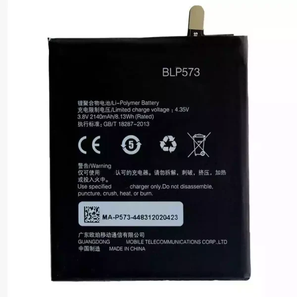 Batería telefono celular BLP573 para OPPO R6007,N5117