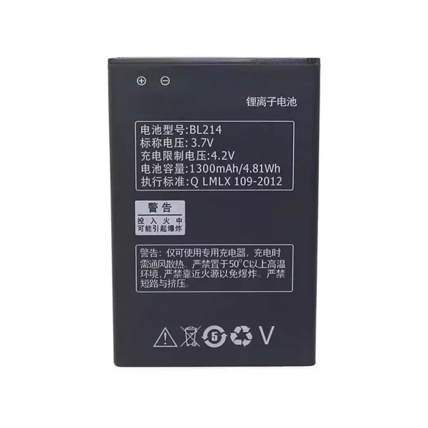 Batería telefono celular BL214 para LENOVO A360e,A218t,A305e,A208t,A300t,A316