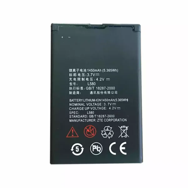 Batería telefono celular L580 para ZTE L880,CV18,U288G,L788,A188