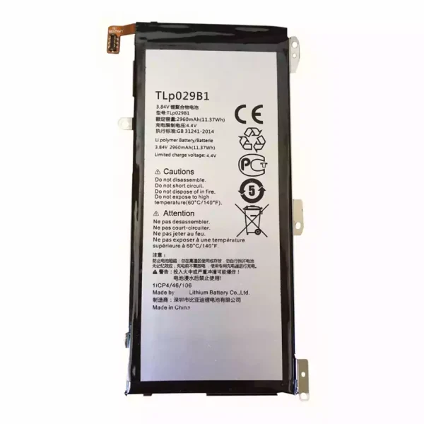 Batería telefono celular TLP029B1 para TCL 550