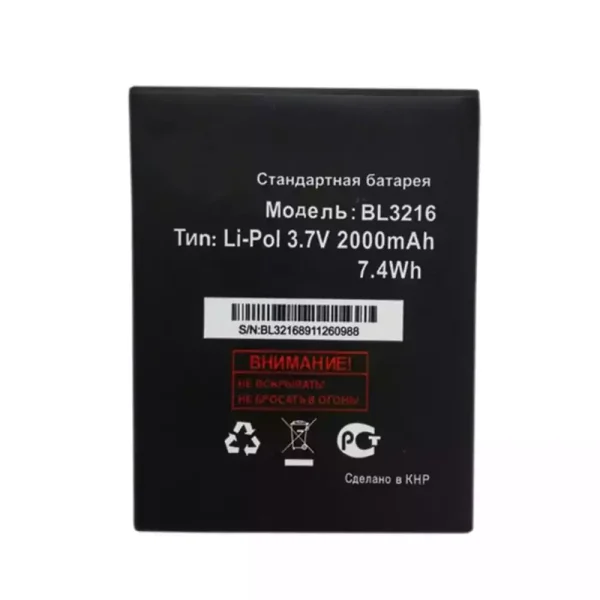 Batería telefono celular BL3216 para FLY IQ4414