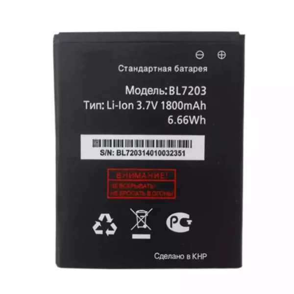 Batería telefono celular BL7203 para FLY IQ4405,IQ4413