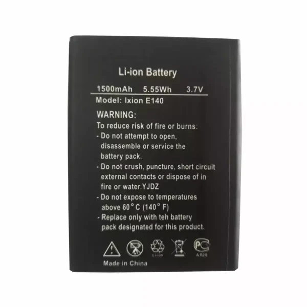 Batería telefono celular para DEXP Ixion E140