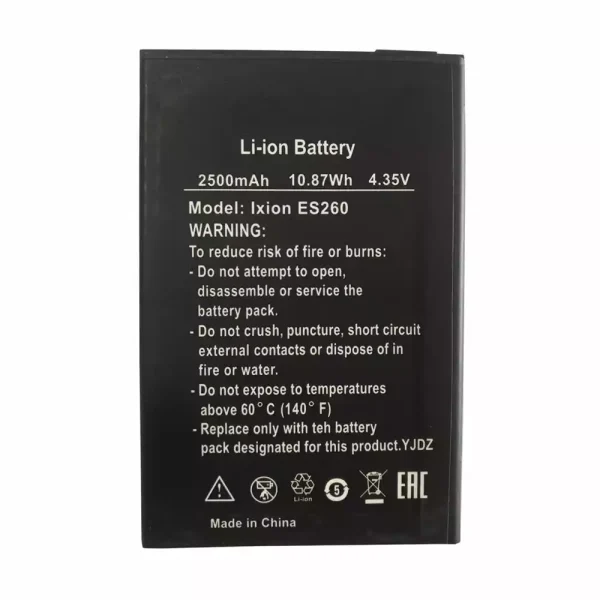 Batería telefono celular para DEXP Ixion ES260