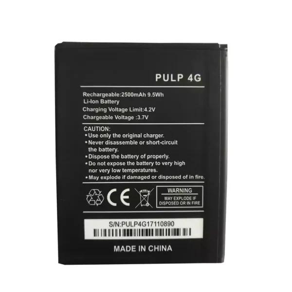 Batería telefono celular para Wiko PULP 4G