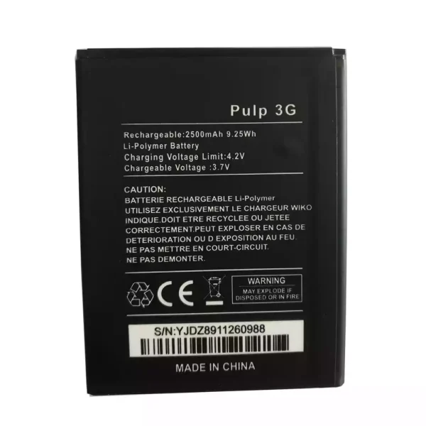 Batería telefono celular para Wiko PULP 3G