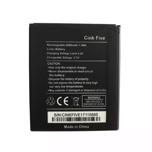 Batería telefono celular para Wiko Cink Five