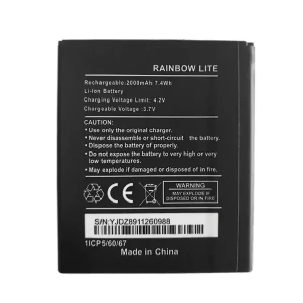 Batería telefono celular para Wiko Rainbow LITE