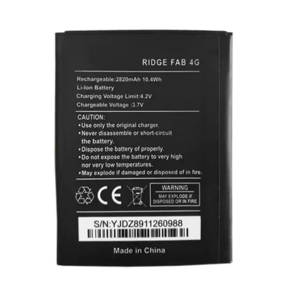 Batería telefono celular para Wiko RIDGE FAB 4G