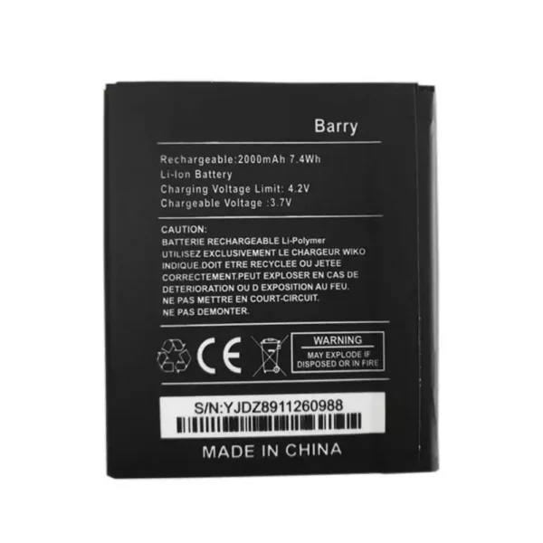 Batería telefono celular para Wiko Barry