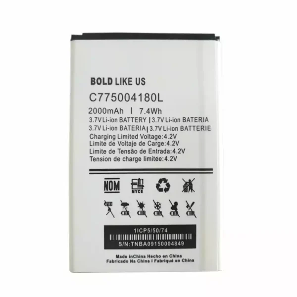 Batería telefono celular para BLU C775004180L