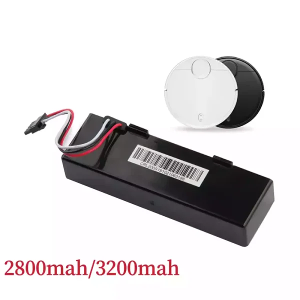 Robot Aspirador bateria para XiaoMi MIJIA STYTJ02YM,Haier JX37,Proscenic LDS M7 (2800mAh)