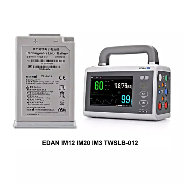 Batería nueva para EDAN TWSLB-012,IM12 IM20 IM3